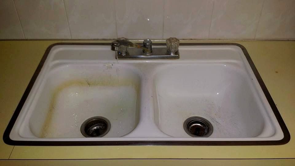 Before: Kitchen Sink & Faucet Replacement